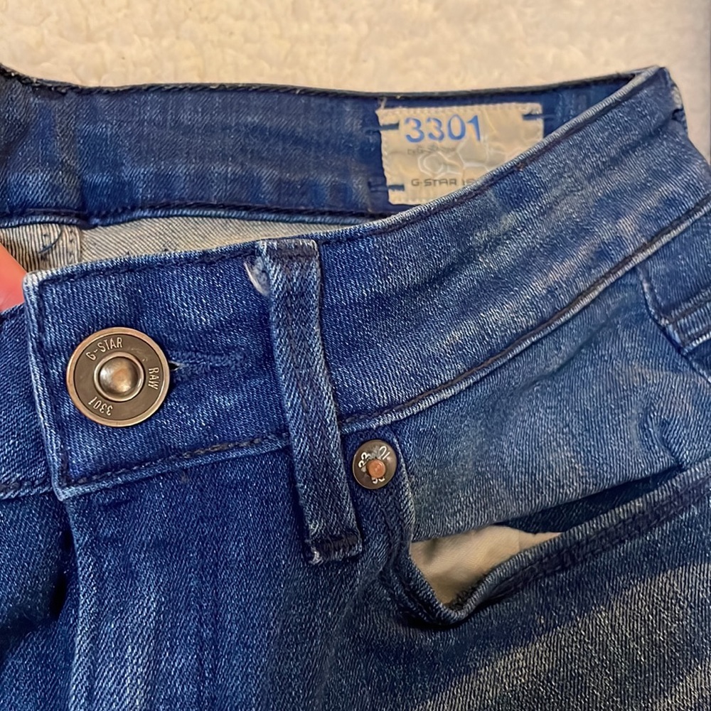 G Star Raw Denim Jeans Size Size 27 - Picture 3 of 12